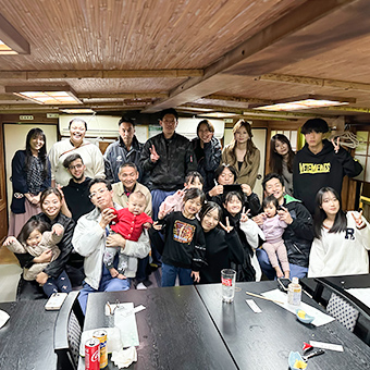 親睦会の集合写真